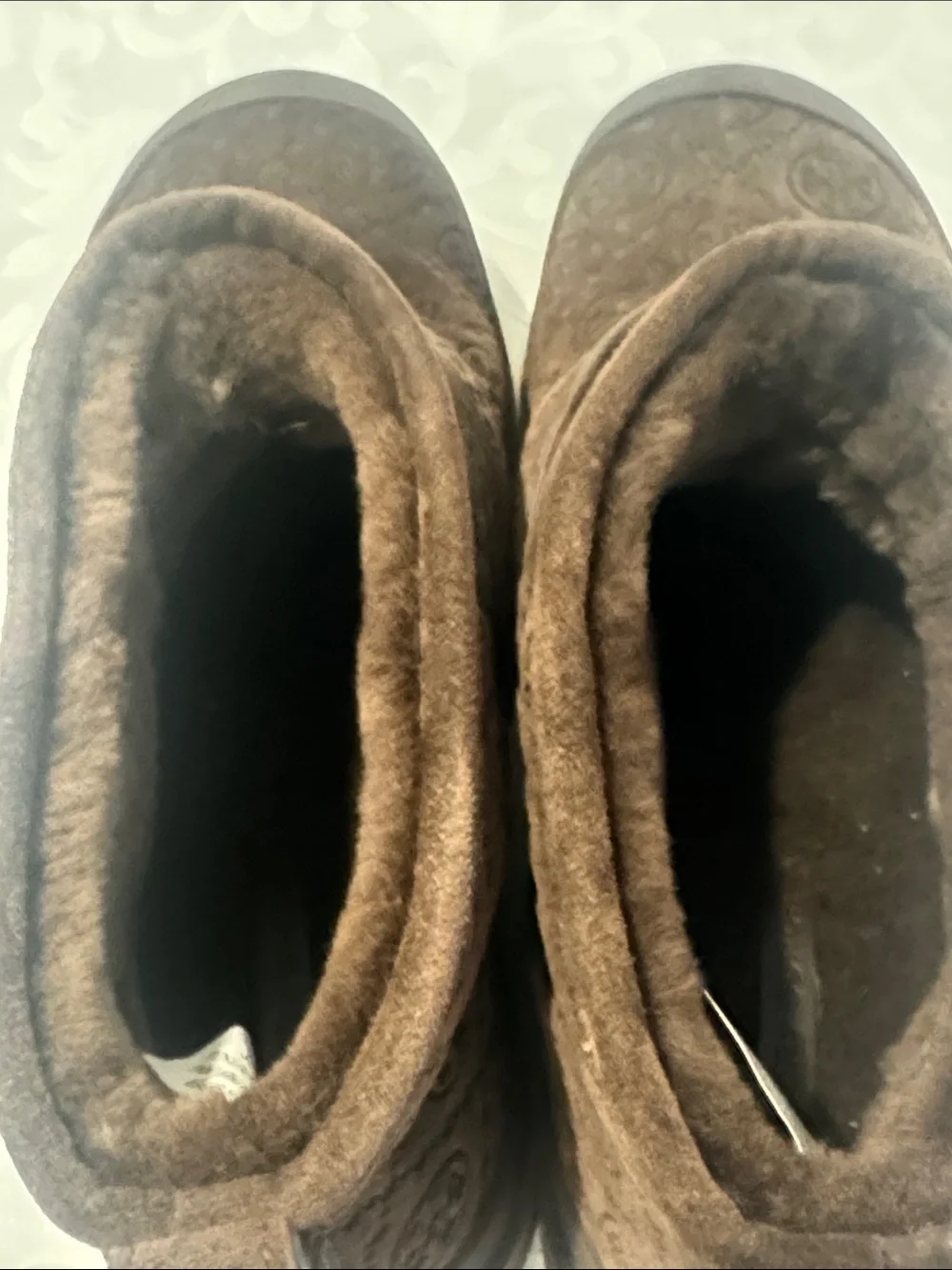 Tory Burch Shearling Lined Platform Boot. Ladies 10